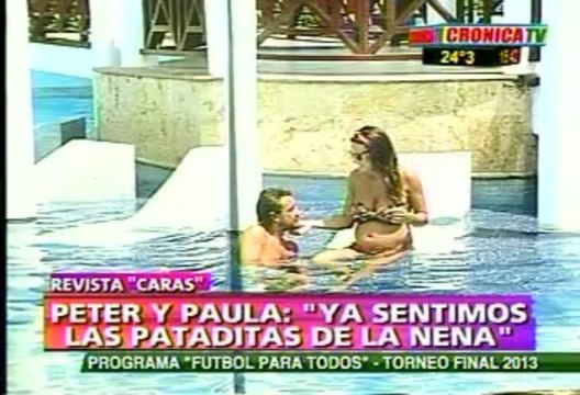 Hablan de Pedro y Paula en Crónica (revista Caras) - 14 de Abril