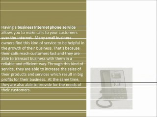 How to Get the Most Out of Your Business Internet Phone Service