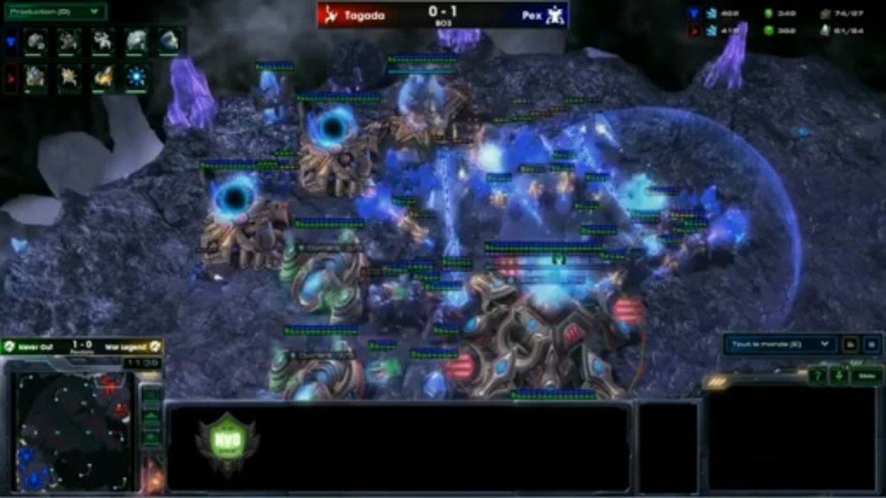 [Nvo] Tagada (P) VS [WL] Pex (T) - 2eme game BO3 pandaria playday #2