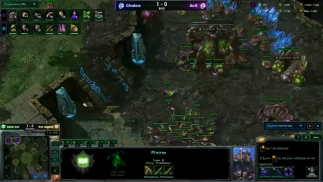 [Nvo] Chators (Z) VS [WL] AnX (Z) - 2eme game BO3 pandaria playday #2