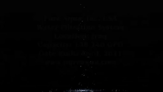 Pure Aqua| Water Filter Systems Iraq 138,240 GPD