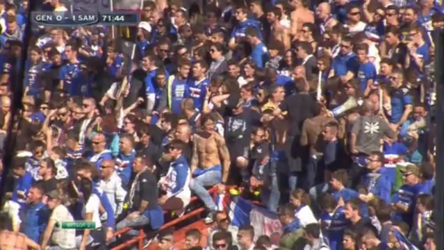 Чемпионат Италии 2012-2013 32 тур Дженоа-Сампдория 2 тайм