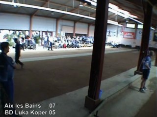 Premier tir de précision, Coupe d'Europe Tour Préiminaire, Aix les Bains Luka Koper, Sport Boules