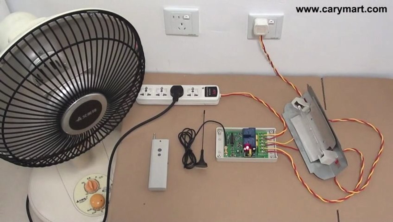 High Power RF Remote Control System AC Power Output 2CH 2000M