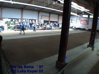 Second tir de précision, Coupe d'Europe Tour Préiminaire, Aix les Bains Luka Koper, Sport Boules