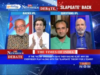 The Newshour Debate: Was the Harbhajan-Sreesanth 'SLAPGATE' a farce? (Part 1 of 2)
