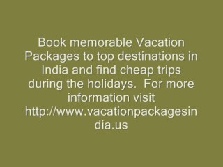 Get Best Rates in Vacation Packages to India