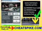 Cheat Injustice Gods Among Us and Unlock Characters, Get Boosters Packs and Power Credits Cheat
