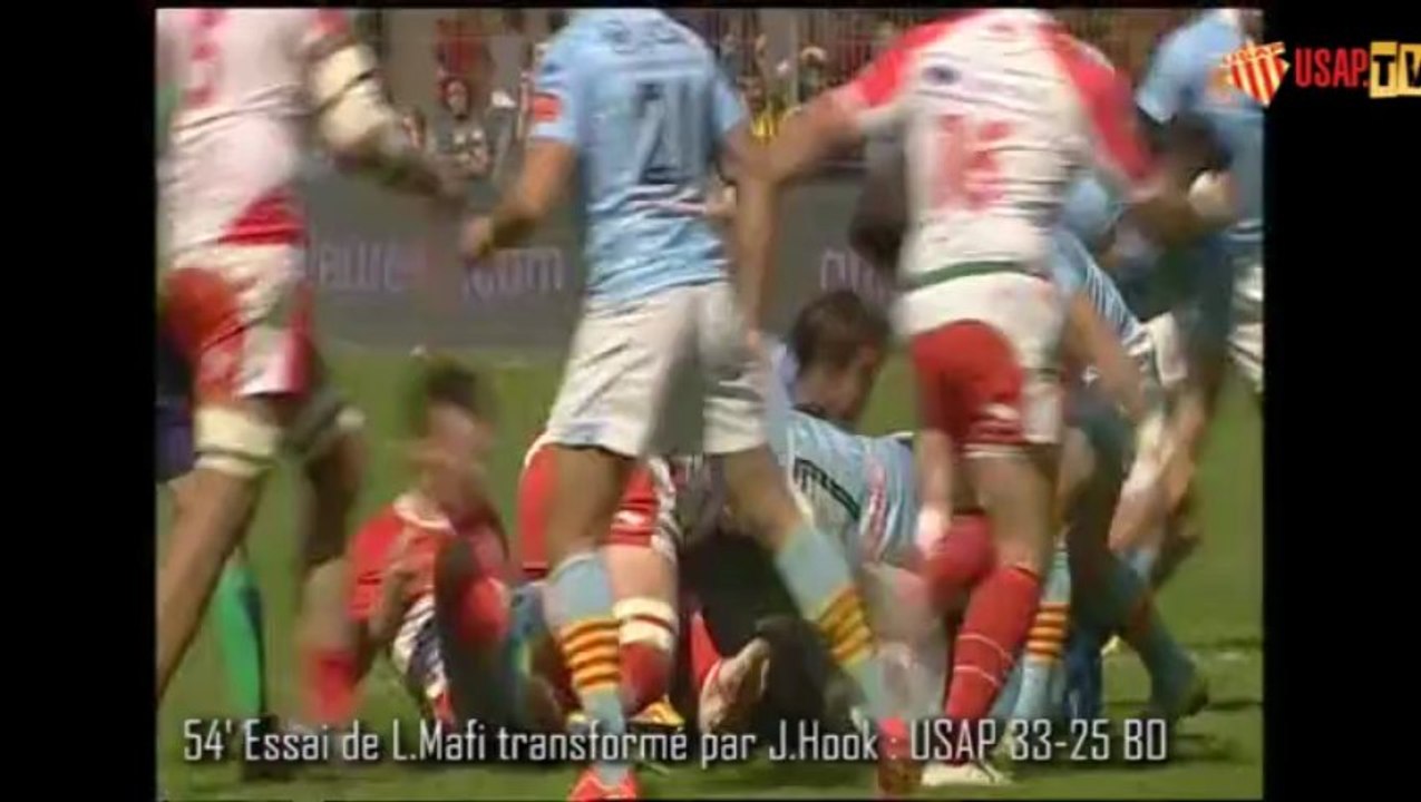 24ème journée de Top 14 : USAP vs BO