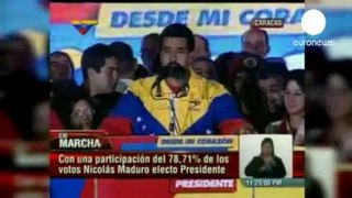 LE SUCCESSEUR D'HUGO CHAVEZ ''Nicolas Maduro'' GAGNE LES ELECTIONS AU VENEZUELA