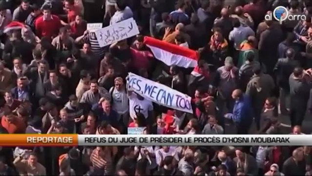 Refus du juge de présider le procès d’H. Moubarak