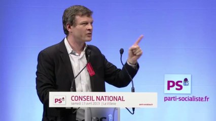 Intervention de Guillaume Balas au conseil national du PS