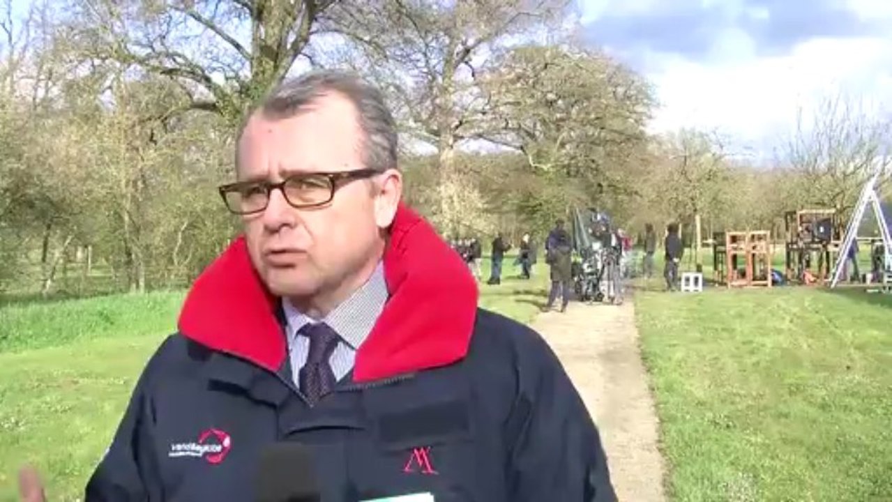 Tournage du "Général du roi" de Nina Companeez au logis de la Chabotterie en Vendée