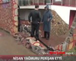 Nisan yağmuru perişan etti