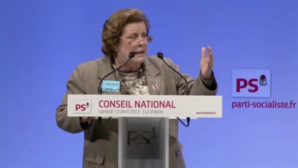 Intervention de Catherine Trautmann au conseil national du PS