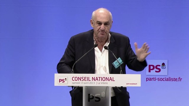Intervention d'Henri Weber lors du CN à la Villette