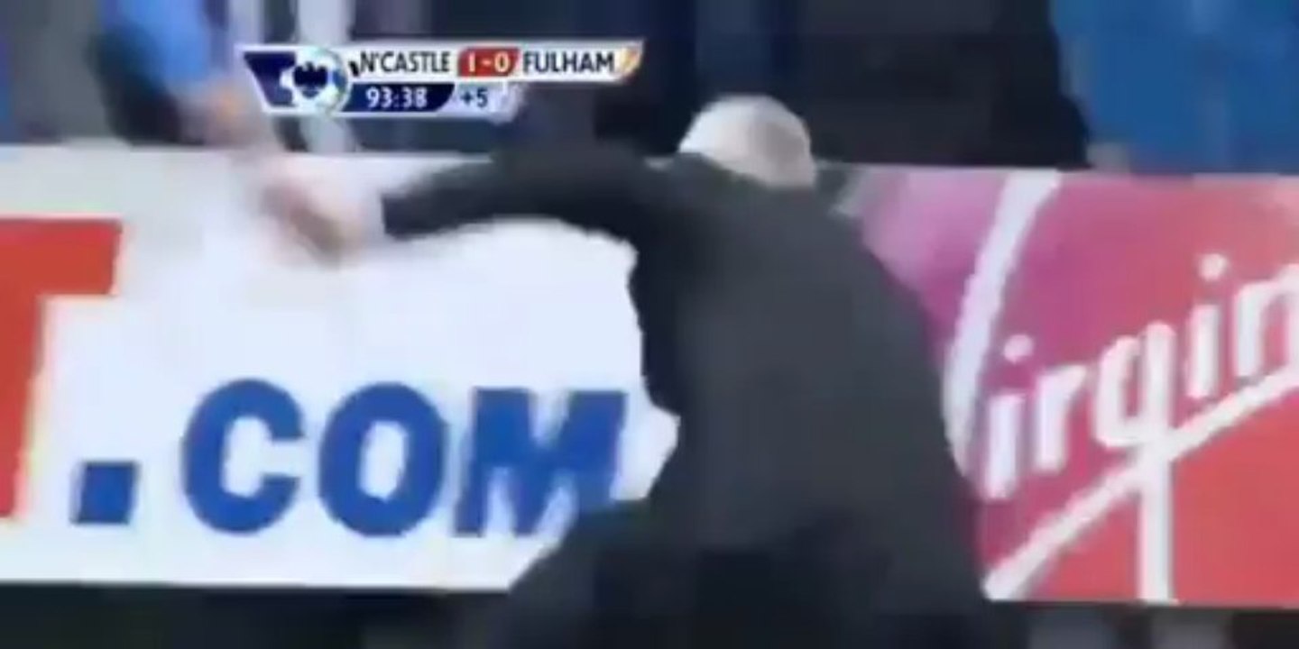 Ο πανηγυρισμός του Πάρντιου (Νιούκαστλ-Φούλαμ)