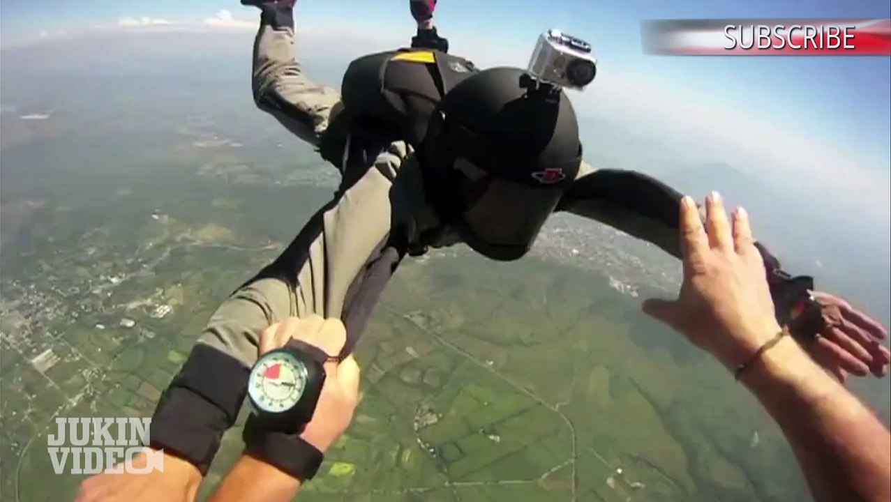 Skydiver Survives Terrifying Jump [AMAZING]
