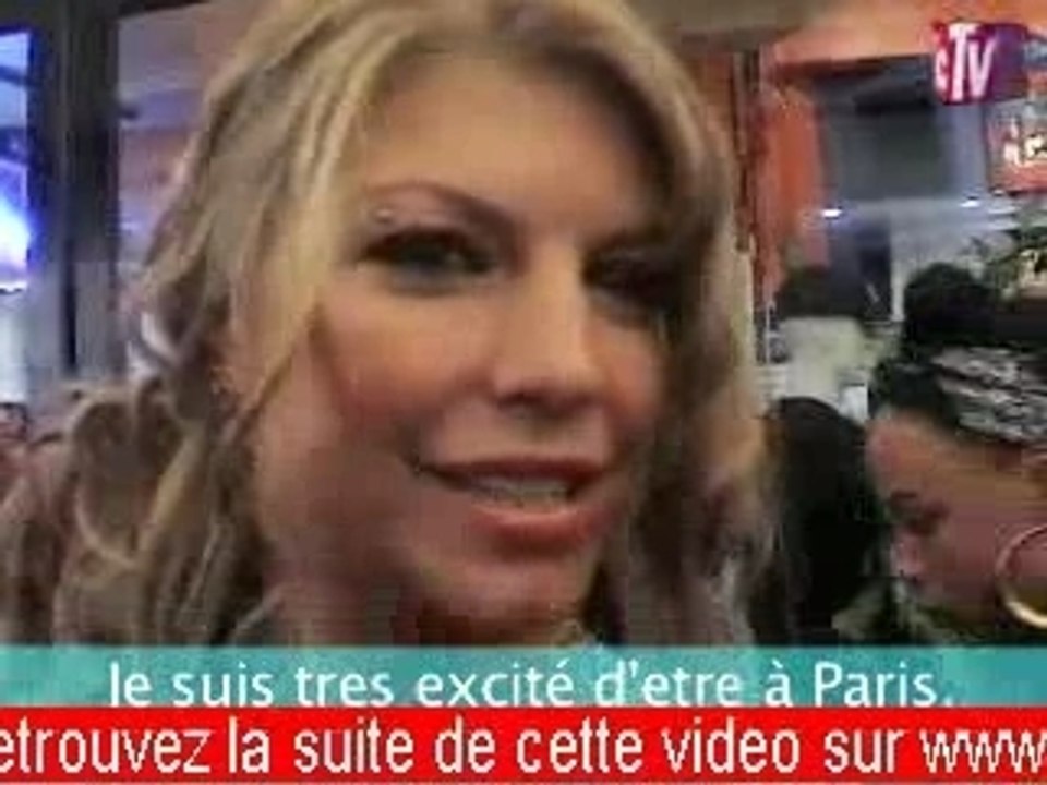 Fergie des Black Eyed Peas au VIP