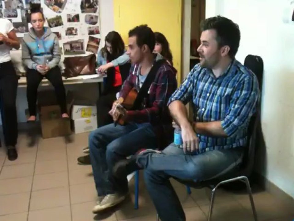 les jeunes Apprentis d'Auteuil accueillent Alexandre Chassagnac à Blanquefort (33)