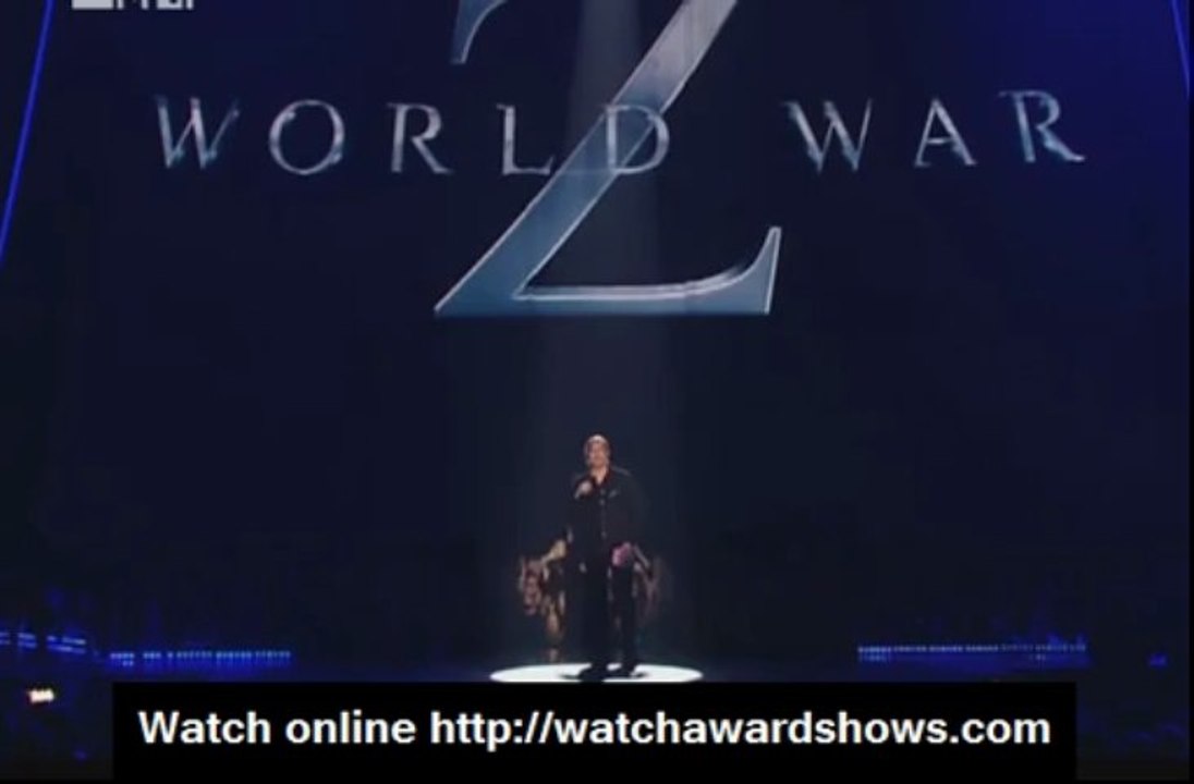 Brad Pitt presents Avengers MTV Movie Awards 2013