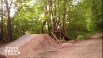 BMX Bike Jump Crash