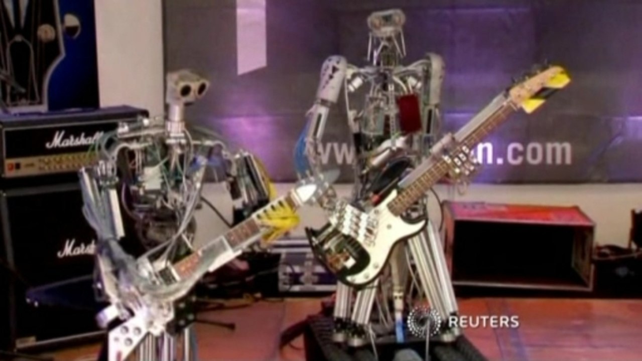 Rocking robots go heavy metal
