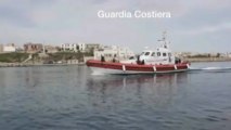 Lampedusa, lo sbarco di clandestini del Canale di Sicilia