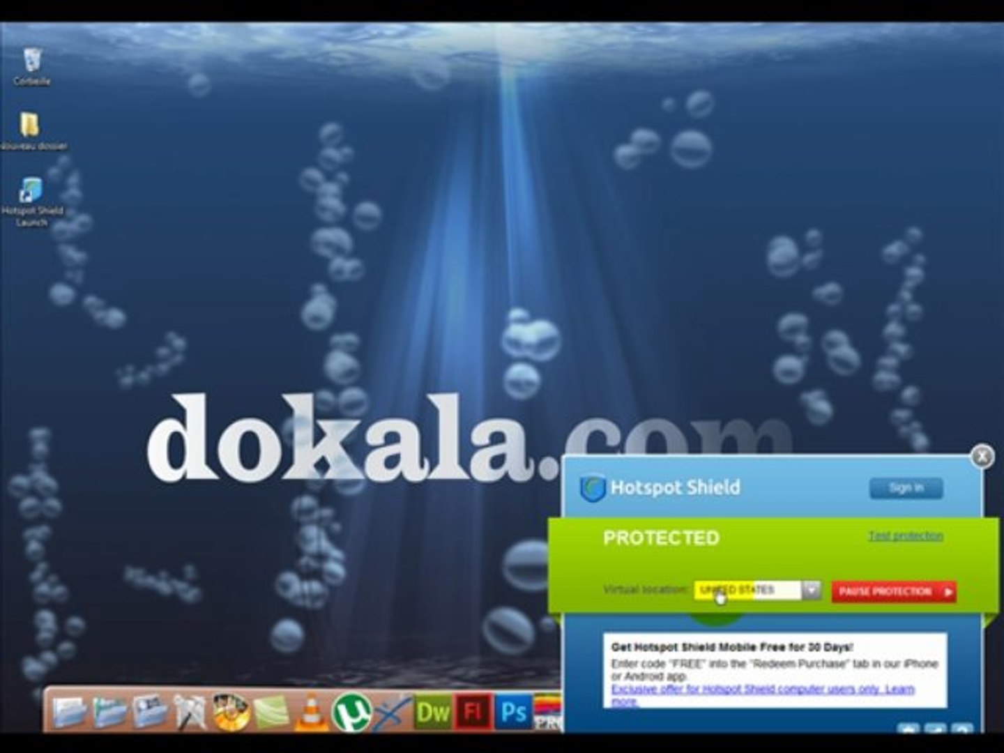 how to download hotspot shield