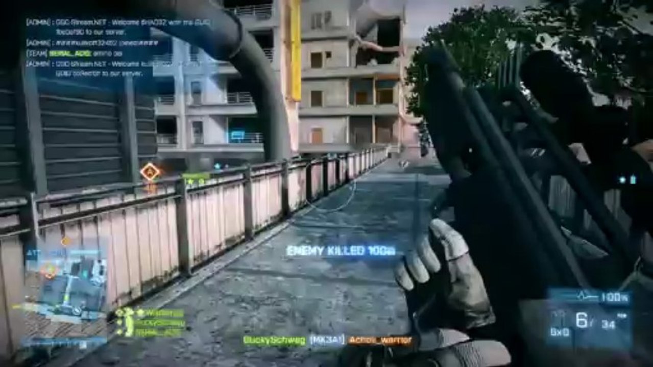 Poopy Gun Loadout - MK3A1 6x Scop & Slugs (Battlefield 3 Gameplay)