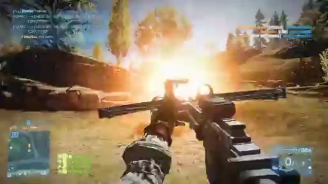 Aggressive Recon - M98B No Scope & Suppressor (Battlefield 3 Gameplay)