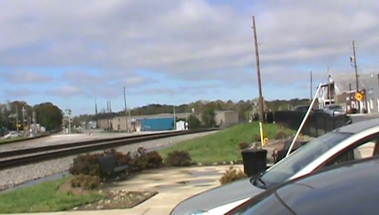 Norfolk Southern Triple Crown roadrailer train southeast through Austell Ga.