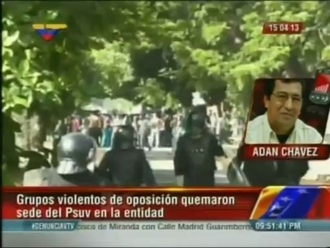 Gobernadores denuncian quema de las sedes del Psuv en Anzoátegui y Barinas