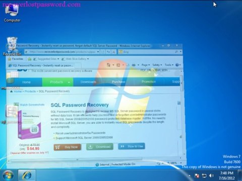 How to Recover SQL Password With SQL Password Recovery