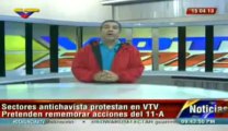Simpatizantes de Capriles asedian a VTV