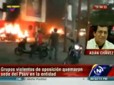 Adán Chávez denuncia acciones violentas en Barinas