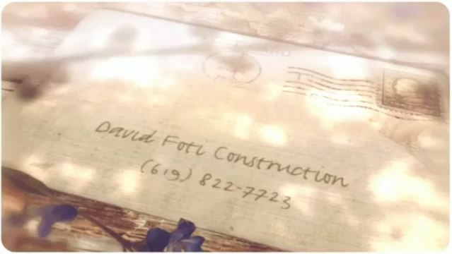 David Foti Construction (619) 822-7723