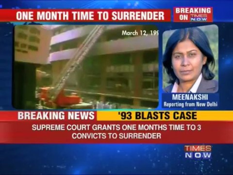 1993 Blast Verdict: 3 convicts gets four weeks to surrender
