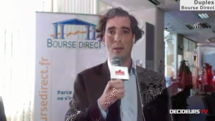 18/04/13 : Les Experts de Bourse Direct dans l'émission "Duplex Bourse" sur Décideurs TV