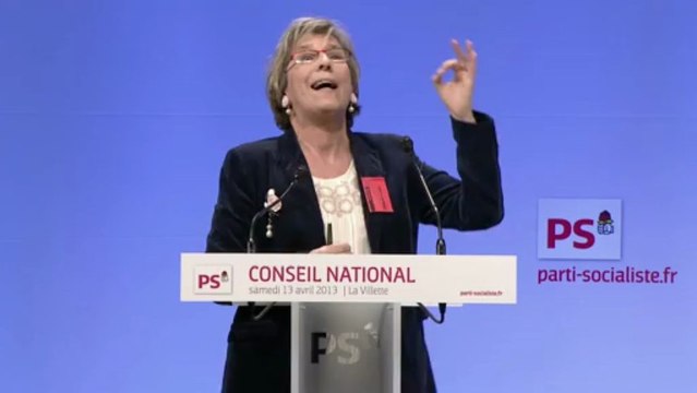 Intervention de Marie-Noëlle Lienemann au conseil national du PS