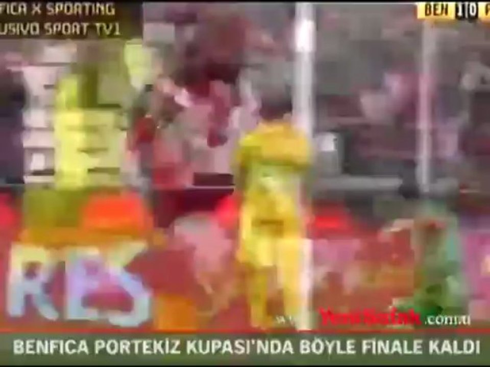 Benfica Portekiz Kupası'nda böyle finale kaldı