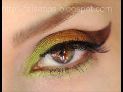 Sonbahar Makyajı Türkçe Automn Leaves Make up Tutorial 2