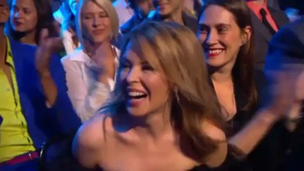 Kylie Minogue receiving Dance Floor Hero award at  NewNowNext Awards 2013