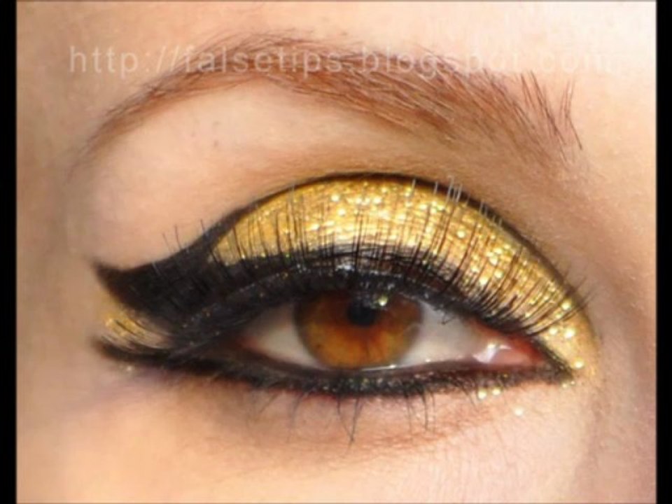 Yılbaşı Parti Makyajı Glitter New Year Make Up 2012