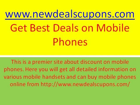 Get Best Deals on Mobile Phones