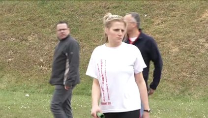 La course du 4x400 mètres féminin