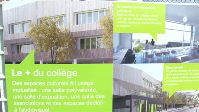 Première pierre du collège intercommunal Saint-Denis/Saint-Ouen