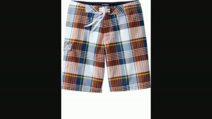 Old Navy Mens Plaid Board Shorts