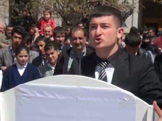 efe ağrı belediyesi kurtuluş bayranında