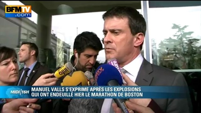Valls: nous prenons des précautions après les attentats de Boston - 16/04